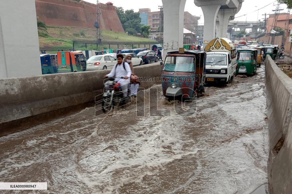 PAKISTAN-PESHAWAR-PRE-MONSOON RAIN