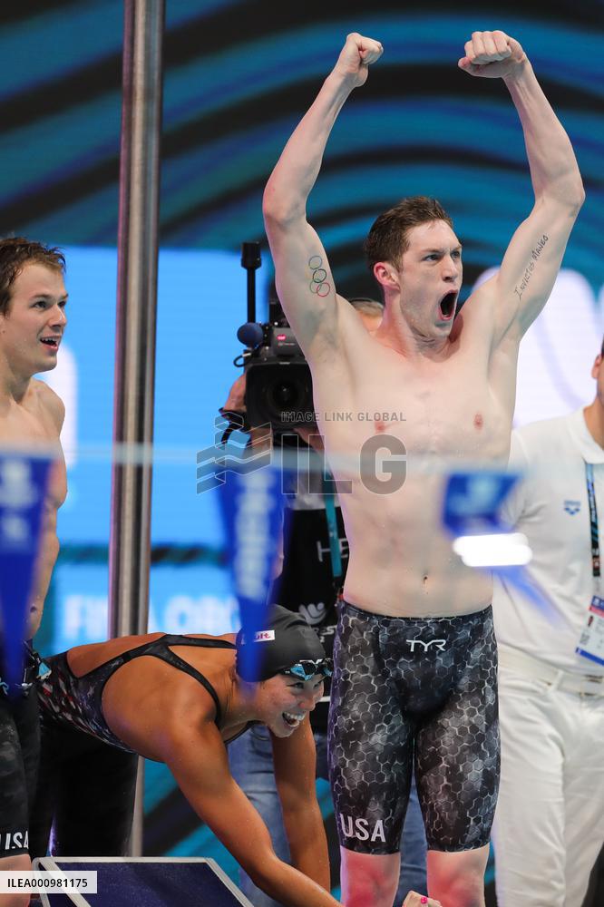 (SP)HUNGARY-BUDAPEST-FINA WORLD CHAMPIONSHIPS-SWIMMING-MIXED 4X100M MEDLEY RELAY