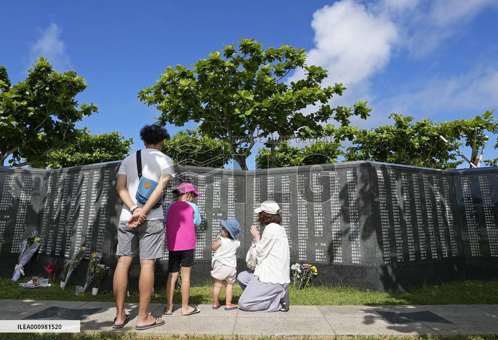 77th anniversary of WWII ground battle in Okinawa
