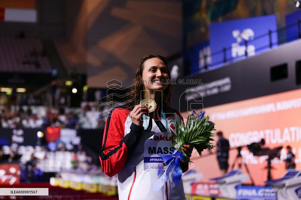 (SP)HUNGARY-BUDAPEST-FINA WORLD CHAMPIONSHIPS-WOMEN'S 50M BACKSTROKE