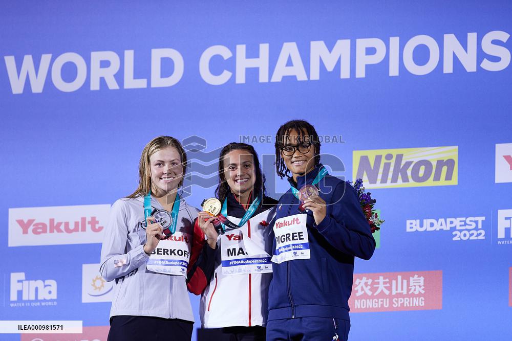 (SP)HUNGARY-BUDAPEST-FINA WORLD CHAMPIONSHIPS-WOMEN'S 50M BACKSTROKE