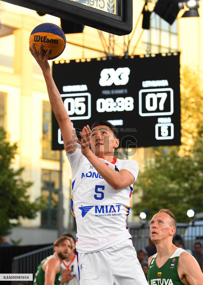 (SP)BELGIUM-ANTWERP-BASKETBALL-FIBA 3X3 WORLD CUP-LITHUANIA VS MONGOLIA