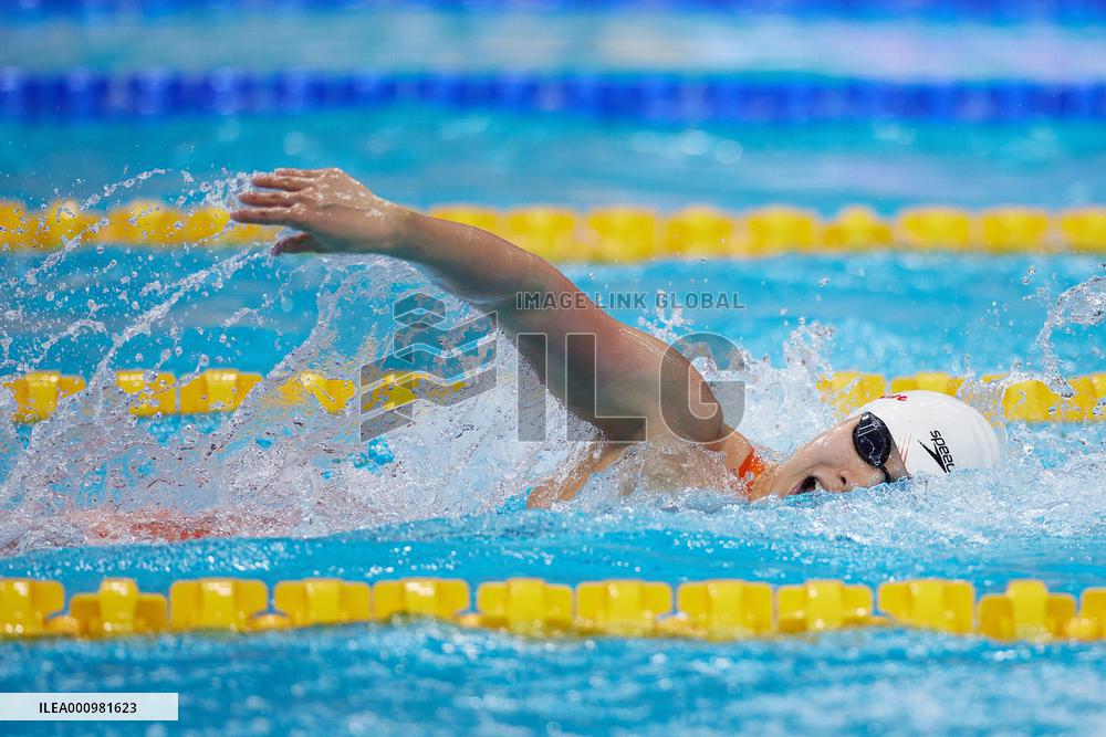 (SP)HUNGARY-BUDAPEST-FINA WORLD CHAMPIONSHIPS-WOMEN 4X200M FREESTYLE RELAY