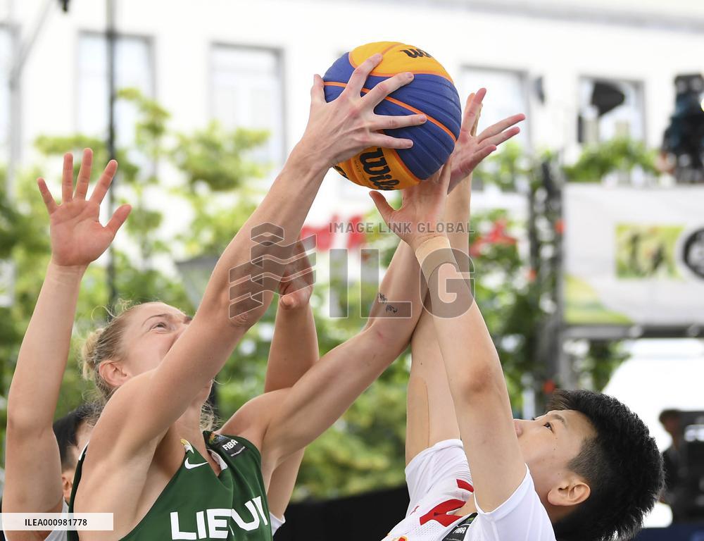 (SP)BELGIUM-ANTWERP-BASKETBALL-FIBA 3X3 WORLD CUP-CHINA VS LITHUANIA