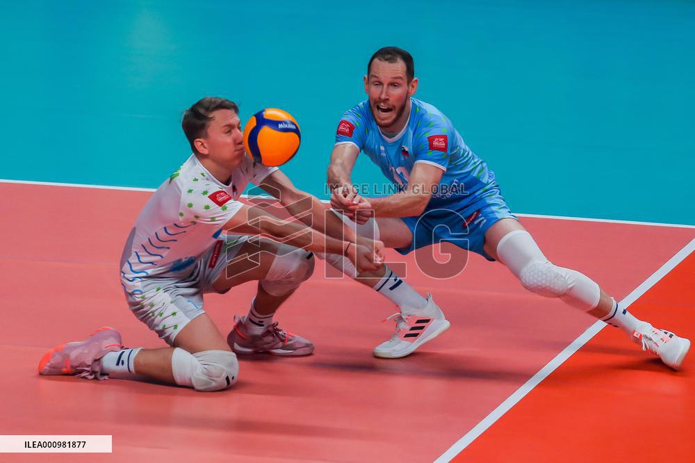 (SP)PHILIPPINES-QUEZON CITY-FIVB VOLLEYBALL NATIONS LEAGUE-SLOVENIA VS ARGENTINA