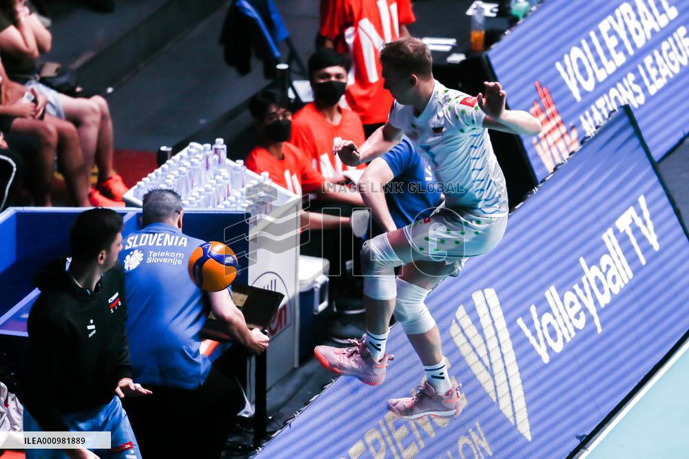 (SP)PHILIPPINES-QUEZON CITY-FIVB VOLLEYBALL NATIONS LEAGUE-SLOVENIA VS ARGENTINA