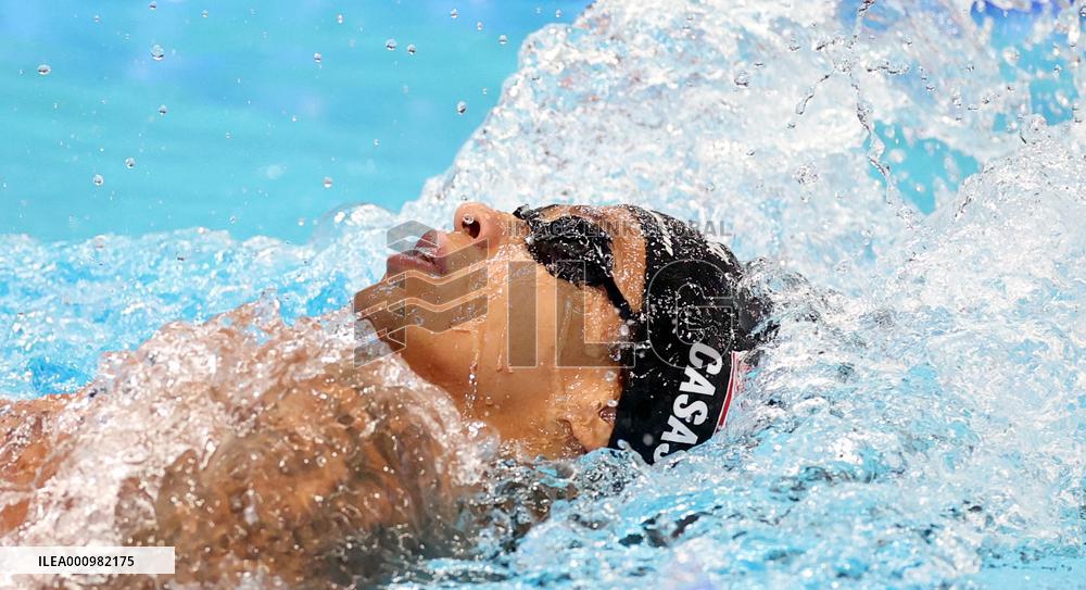 (SP)HUNGARY-BUDAPEST-FINA WORLD CHAMPIONSHIPS-SWIMMING-MEN'S 200M BACKSTROKE
