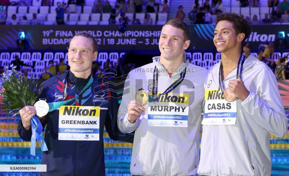 (SP)HUNGARY-BUDAPEST-FINA WORLD CHAMPIONSHIPS-SWIMMING-MEN'S 200M BACKSTROKE