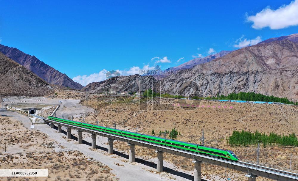 CHINA-TIBET-BULLET TRAINS-OPERATION-FIRST ANNIVERSARY (CN)