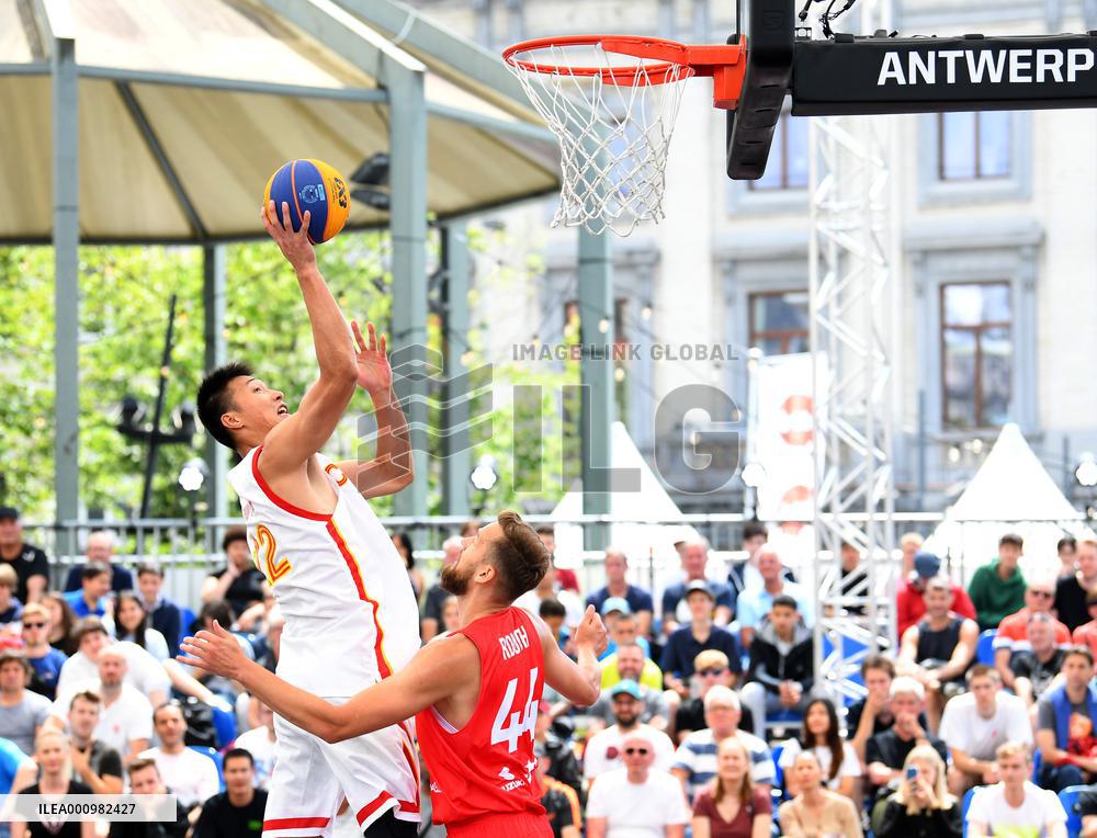 (SP)BELGIUM-ANTWERP-BASKETBALL-FIBA 3X3 WORLD CUP-CHINA VS POLAND