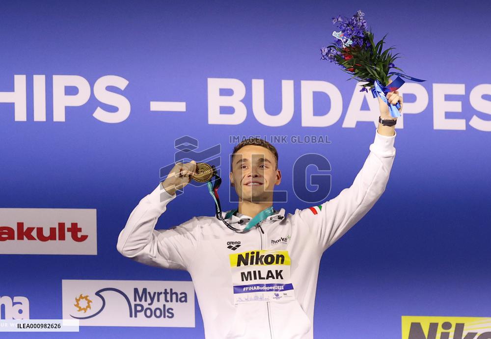 (SP)HUNGARY-BUDAPEST-FINA WORLD CHAMPIONSHIPS-SWIMMING-MEN'S 100M BUTTERFLY