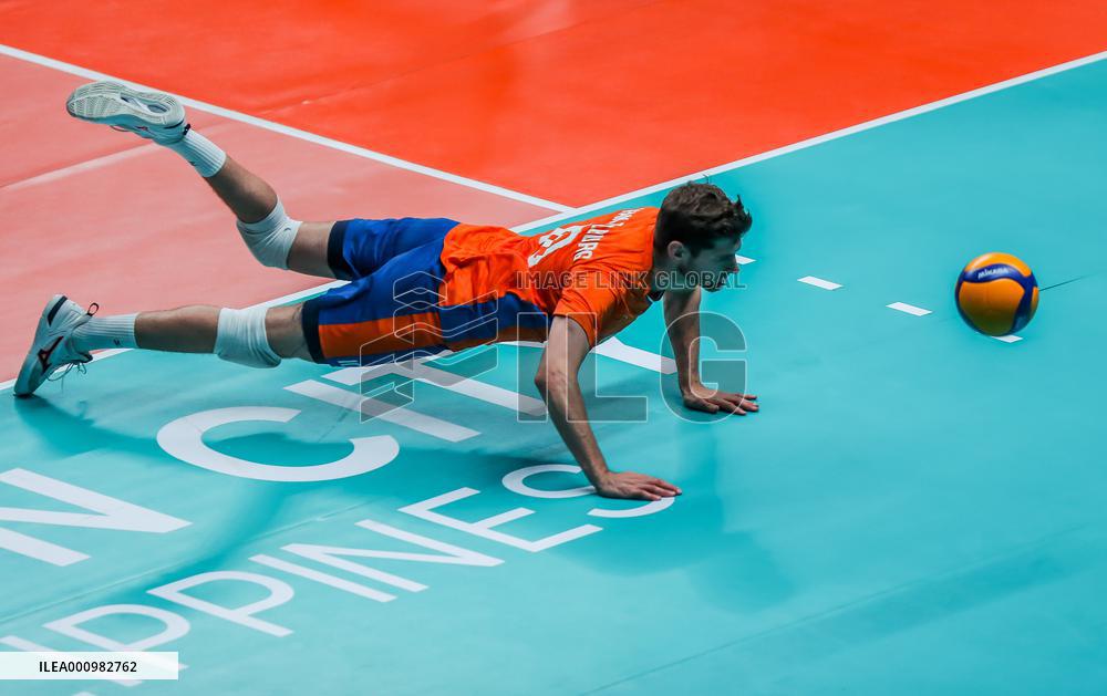 (SP)PHILIPPINES-QUEZON CITY-FIVB VOLLEYBALL NATIONS LEAGUE-THE NETHERLANDS VS ARGENTINA