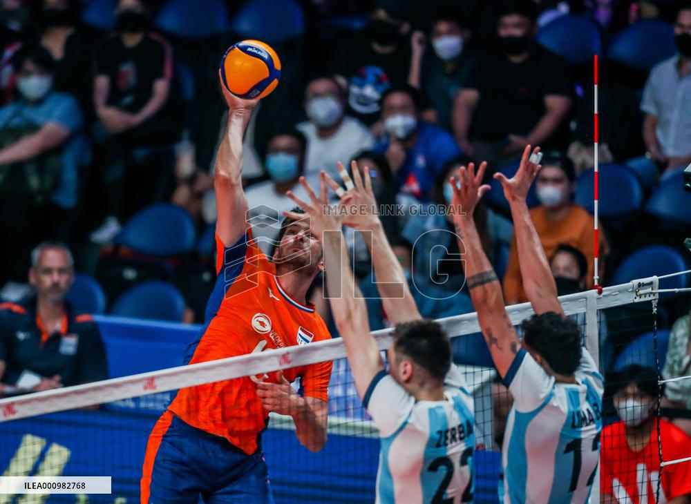 (SP)PHILIPPINES-QUEZON CITY-FIVB VOLLEYBALL NATIONS LEAGUE-THE NETHERLANDS VS ARGENTINA