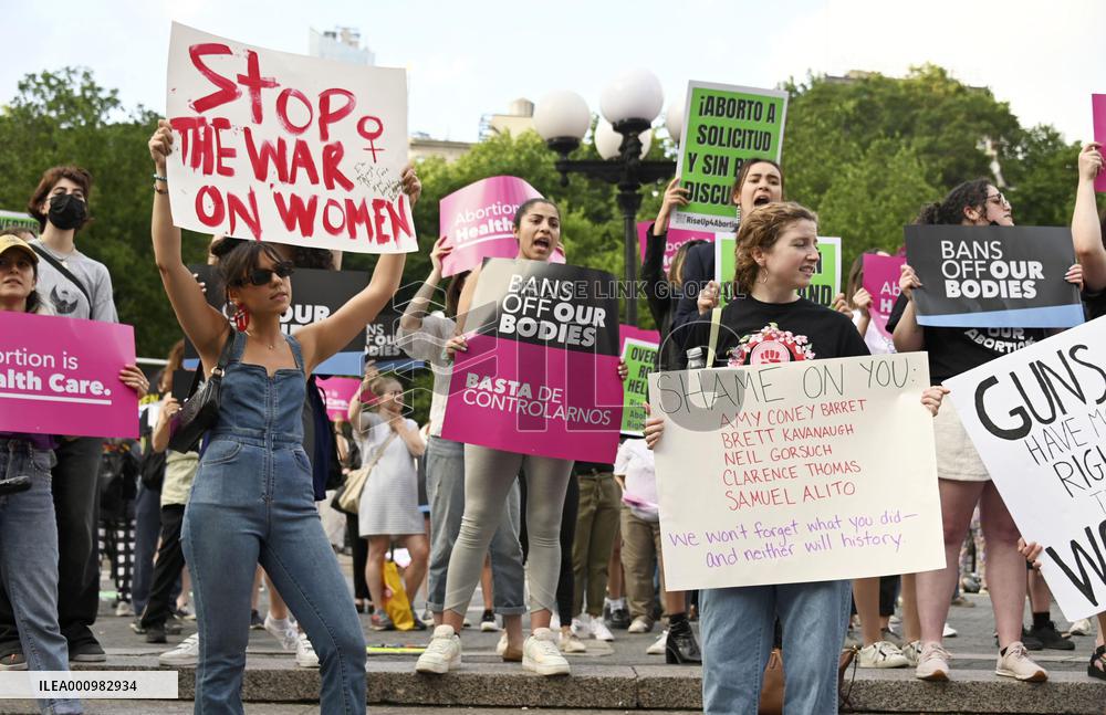 Abortion rights protest in U.S.
