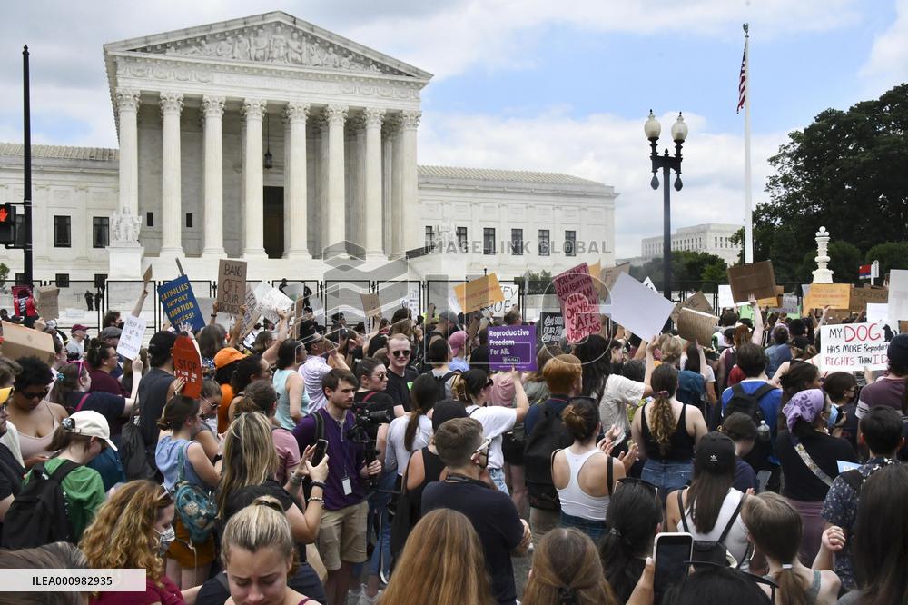 Abortion rights protest in U.S.