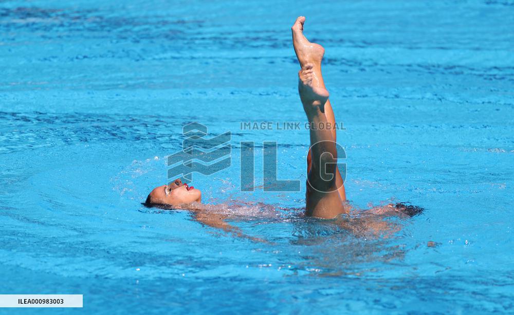 (SP)HUNGARY-BUDAPEST-FINA WORLD CHAMPIONSHIPS-ARTISTIC SWIMMING-MIXED DUET FREE-FINAL
