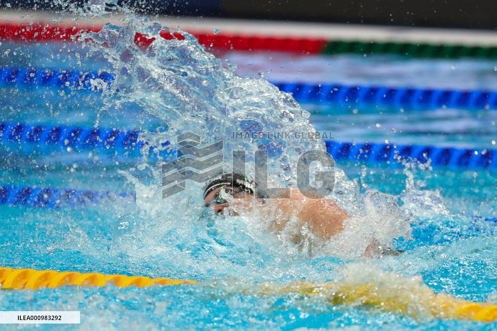(SP)HUNGARY-BUDAPEST-FINA WORLD CHAMPIONSHIPS-SWIMMING-MEN'S 4X100M MEDLEY RELAY