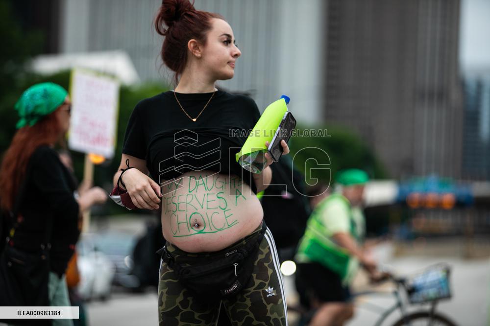 U.S.-CHICAGO-ABORTION RIGHTS-PROTEST