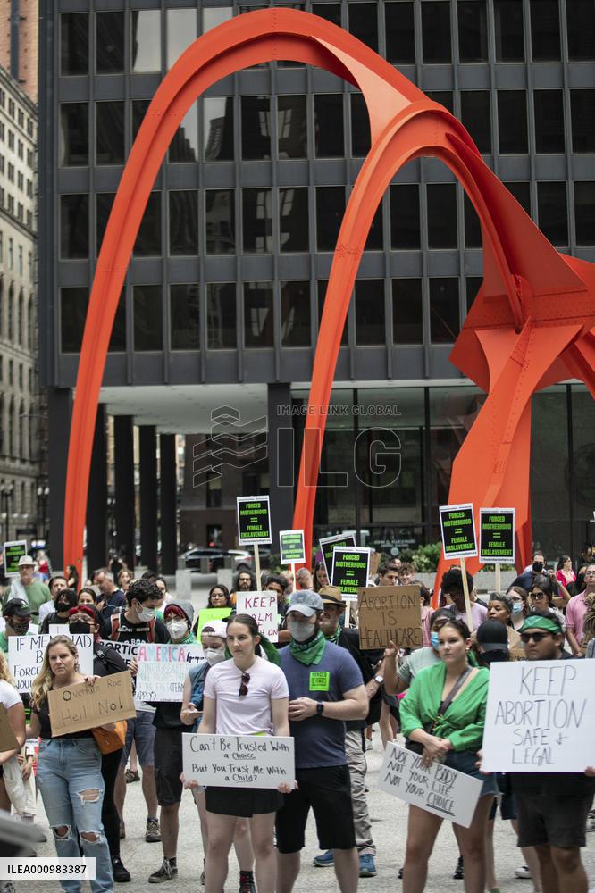U.S.-CHICAGO-ABORTION RIGHTS-PROTEST