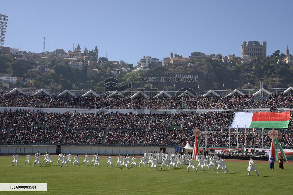 MADAGASCAR-ANTANANARIVO-INDEPENDENCE-62ND ANNIVERSARY
