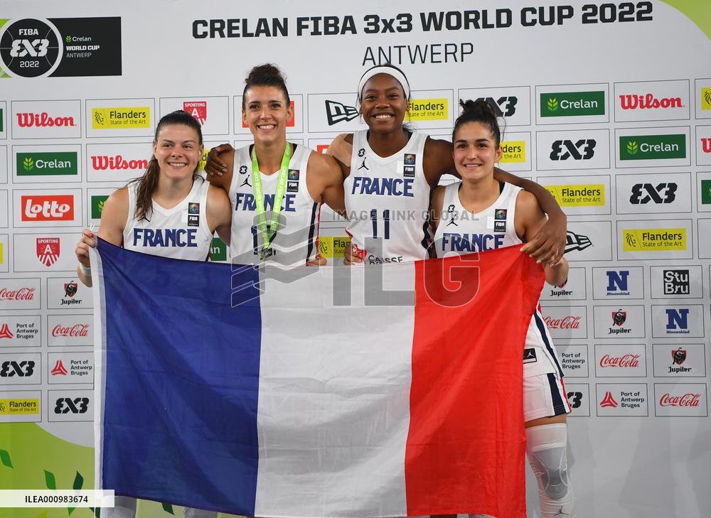 (SP)BELGIUM-ANTWERP-BASKETBALL-FIBA 3X3 WORLD CUP-FRANCE VS CANADA