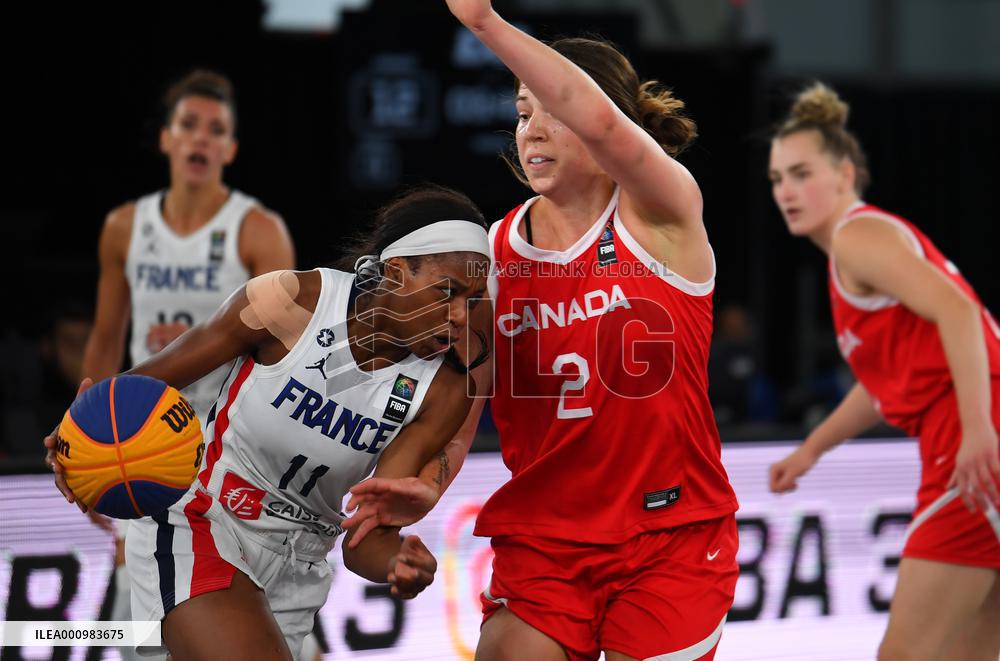 (SP)BELGIUM-ANTWERP-BASKETBALL-FIBA 3X3 WORLD CUP-FRANCE VS CANADA