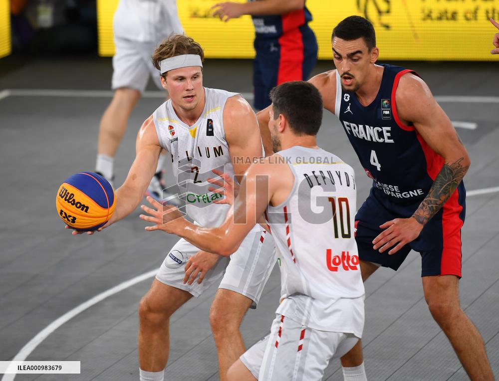 (SP)BELGIUM-ANTWERP-BASKETBALL-FIBA 3X3 WORLD CUP-FRANCE VS BELGIUM