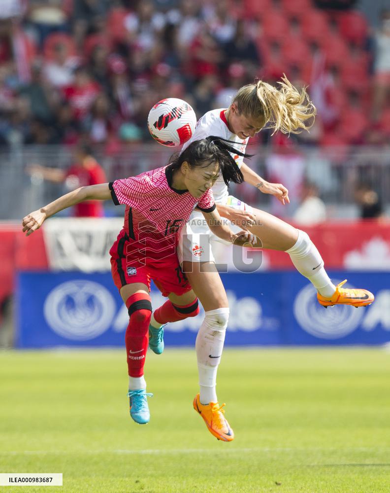 (SP)CANADA-TORONTO-FOOTBALL FRIENDLY MATCH-CANADA VS SOUTH KOREA
