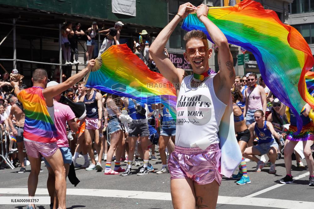 Pride parade in New York