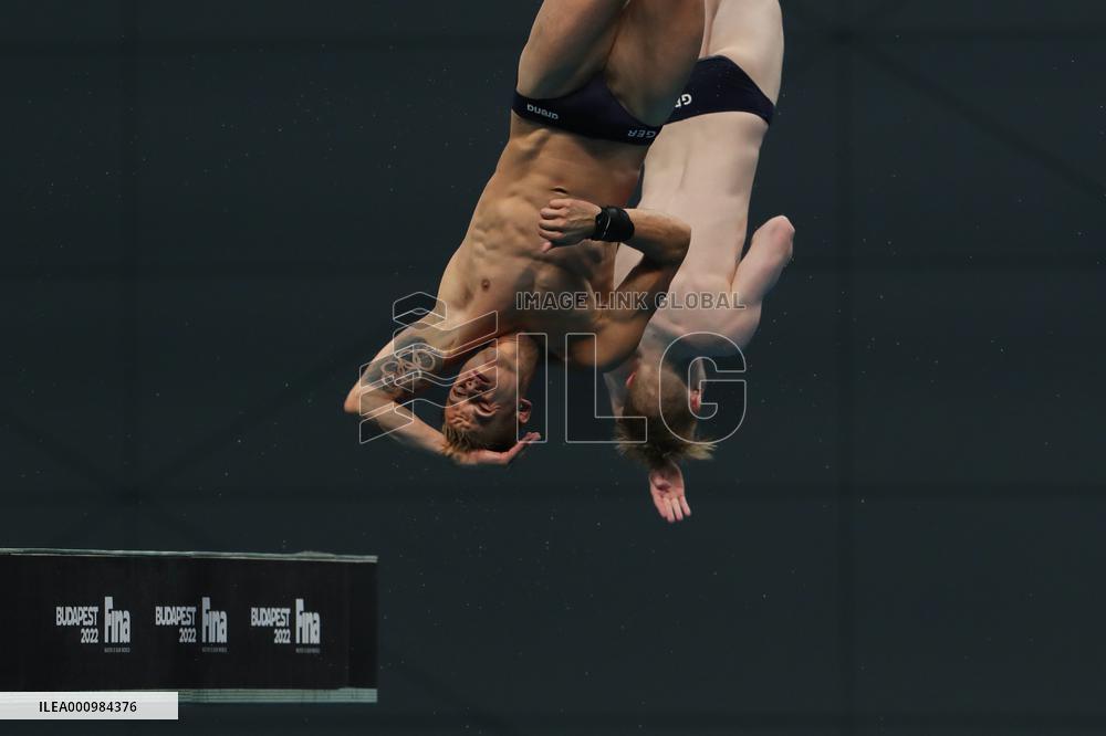 (SP)HUNGARY-BUDAPEST-FINA WORLD CHAMPIONSHIPS-DIVING-MEN'S 10M SYNCHRONISED