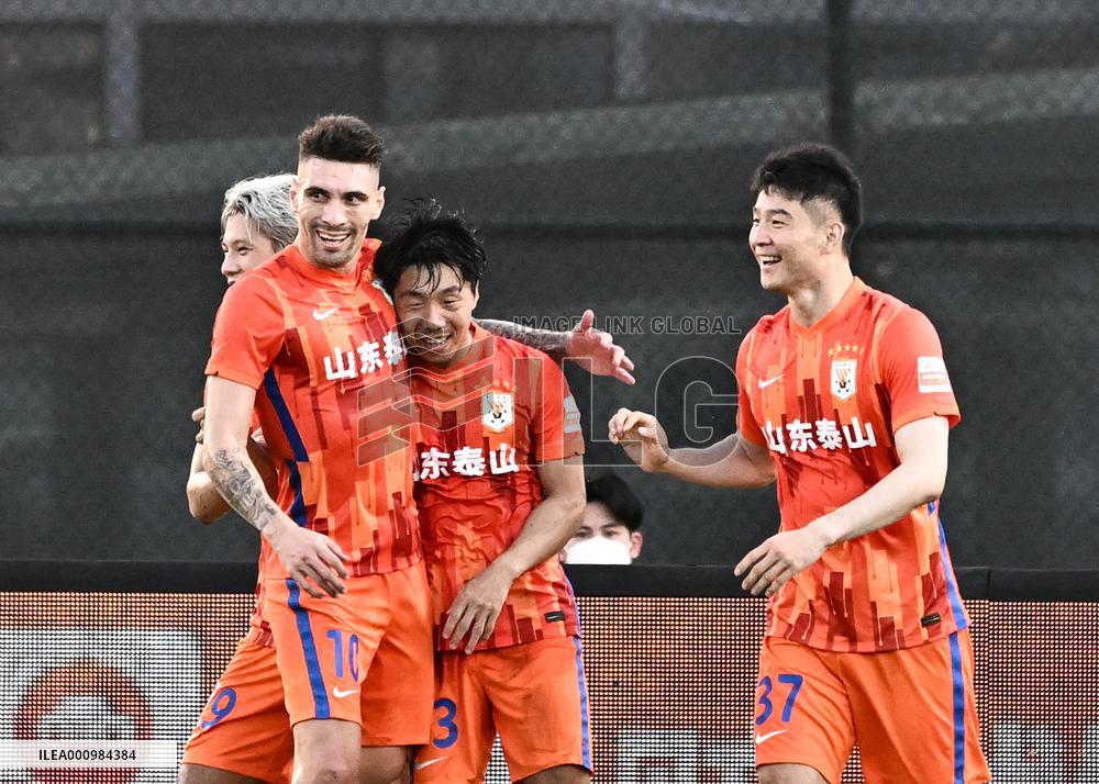 (SP)CHINA-HAIKOU-FOOTBALL-CSL-SHANDONG TAISHAN VS HENAN SSLM (CN)