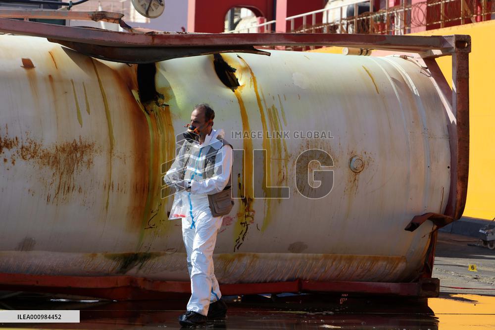 JORDAN-AQABA-CHEMICAL GAS LEAK-INVESTIGATION