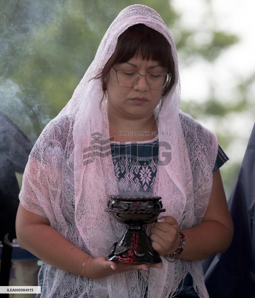 U.S.-TEXAS-SAN ANTONIO-MIGRANTS-VICTIM-MOURNING