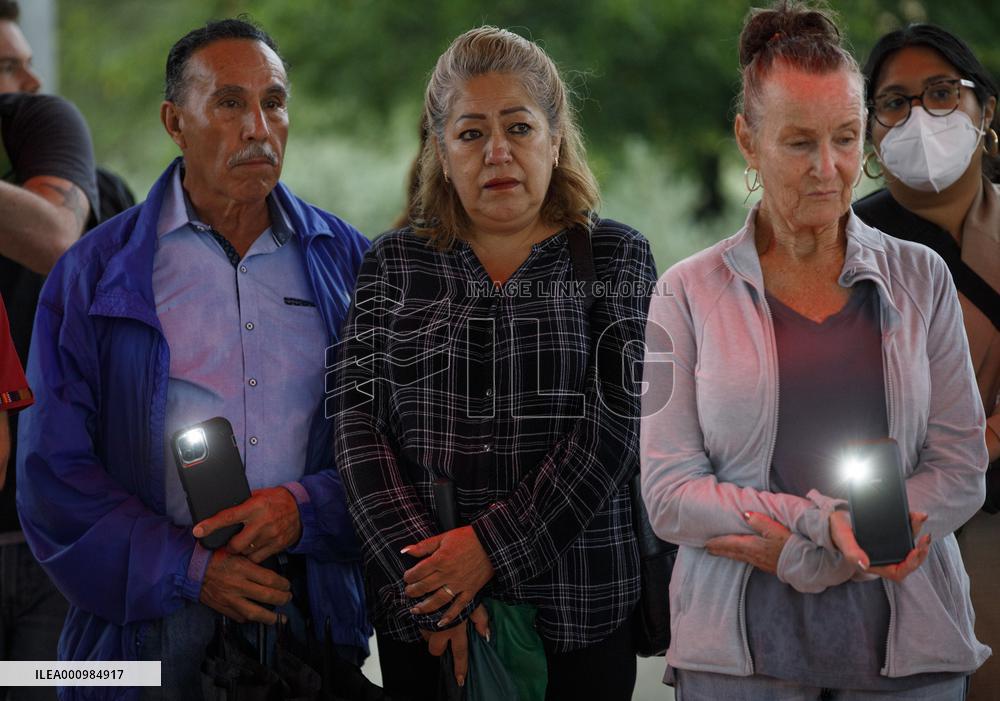 U.S.-TEXAS-SAN ANTONIO-MIGRANTS-VICTIM-MOURNING