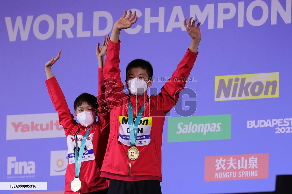 (SP)HUNGARY-BUDAPEST-FINA WORLD CHAMPIONSHIPS-DIVING-MIXED 3M&10M TEAM