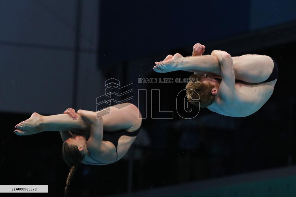 (SP)HUNGARY-BUDAPEST-FINA WORLD CHAMPIONSHIPS-DIVING-MIXED 3M SYNCHRONISED