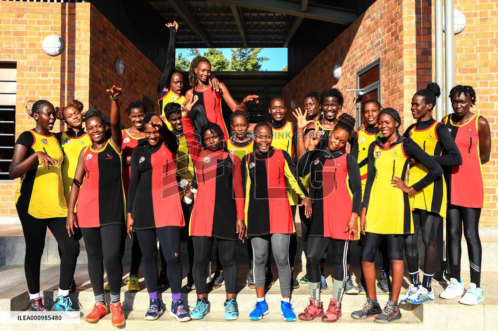 (SP)UGANDA-KAMPALA-NETBALL-TRAINING
