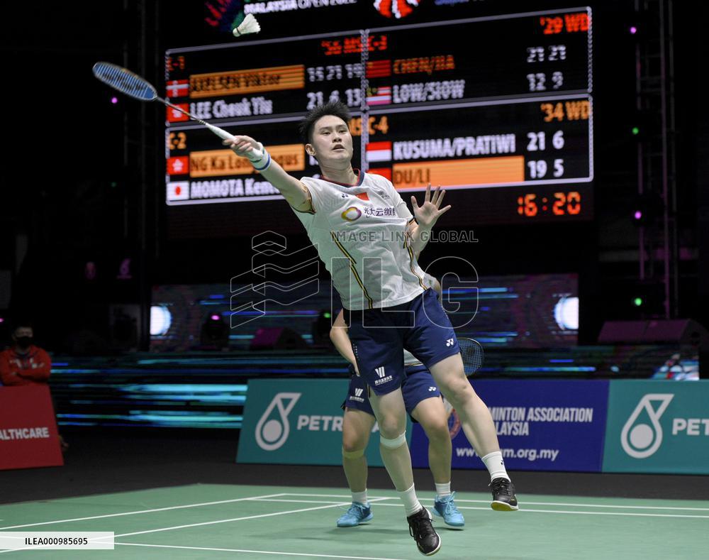 (SP)MALAYSIA-KUALA LUMPUR-BADMINTON-MALAYSIA OPEN 2022