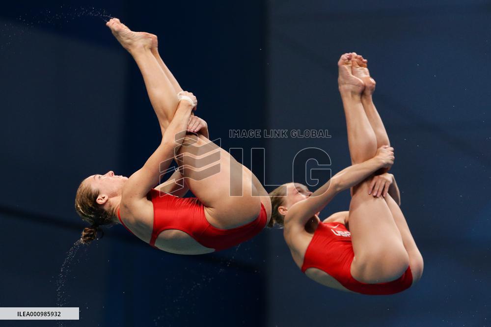 (SP)HUNGARY-BUDAPEST-FINA WORLD CHAMPIONSHIPS-DIVING-WOMEN'S 10M SYNCHRONISED