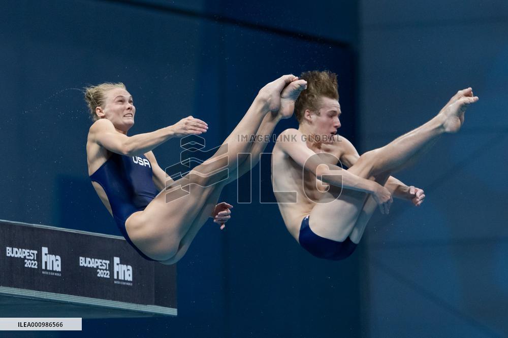(SP)HUNGARY-BUDAPEST-FINA WORLD CHAMPIONSHIPS-DIVING-MIXED 10M SYNCHRONISED FINAL