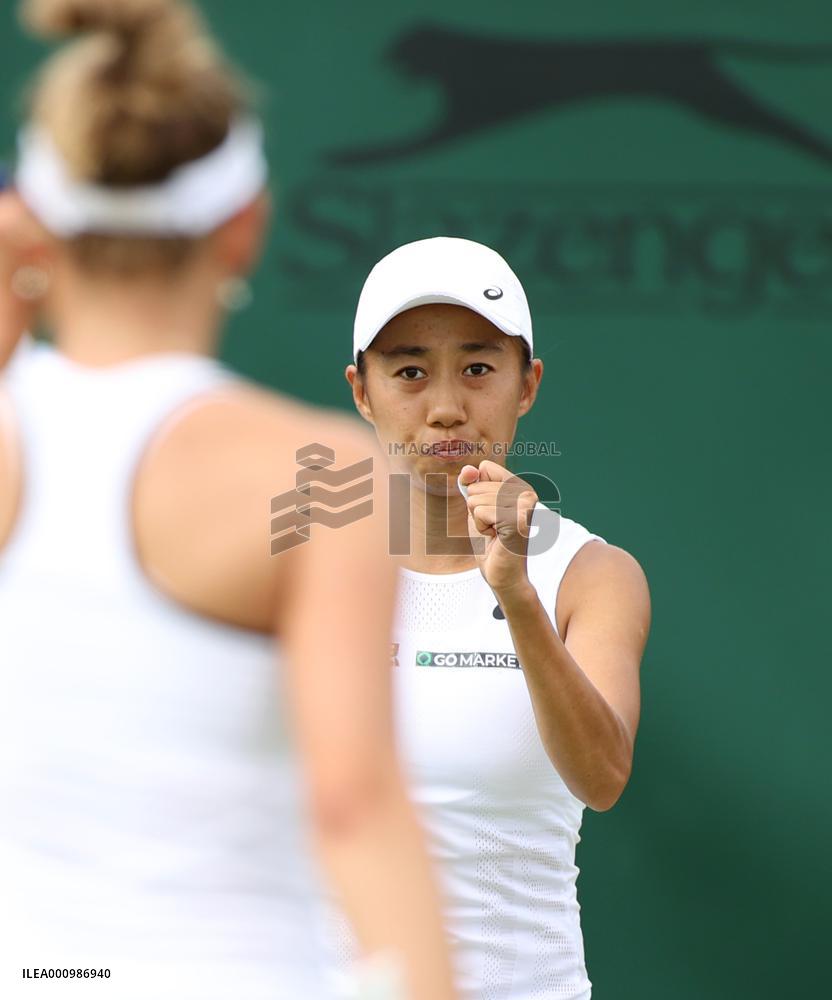 (SP)BRITAIN-LONDON-TENNIS-WIMBLEDON-WOMEN'S DOUBLES