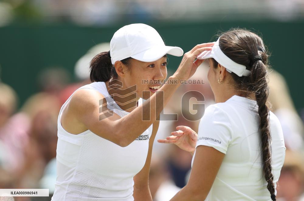 (SP)BRITAIN-LONDON-TENNIS-WIMBLEDON-WOMEN'S DOUBLES
