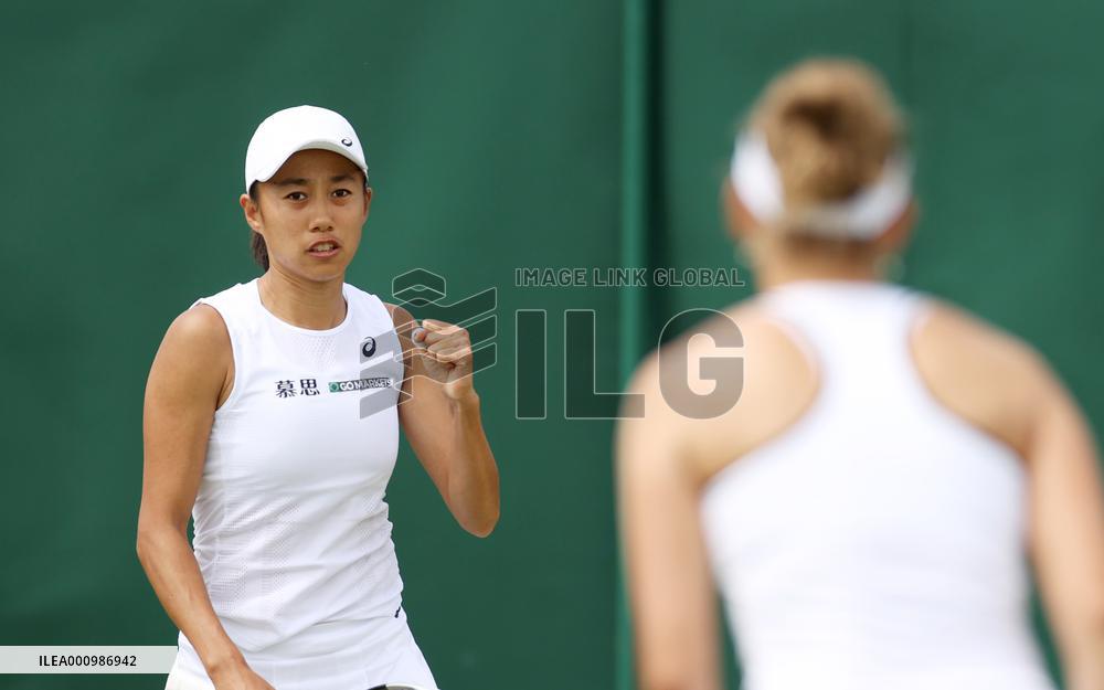 (SP)BRITAIN-LONDON-TENNIS-WIMBLEDON-WOMEN'S DOUBLES