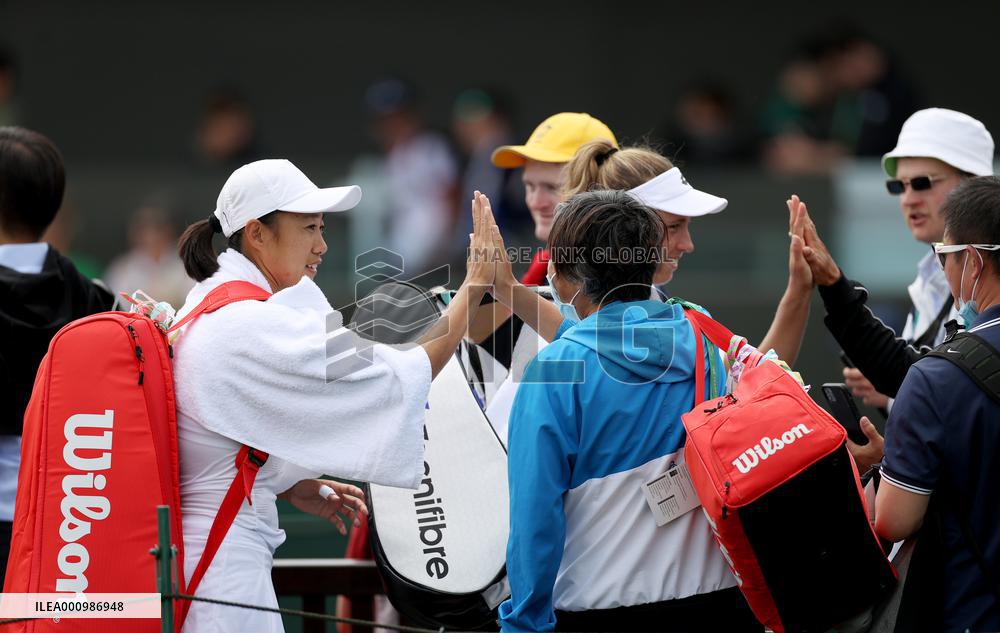 (SP)BRITAIN-LONDON-TENNIS-WIMBLEDON-WOMEN'S DOUBLES