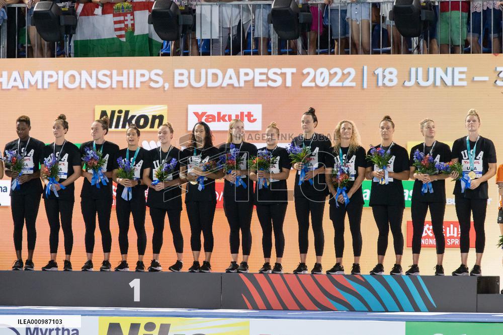(SP)HUNGARY-BUDAPEST-FINA WORLD CHAMPIONSHIPS-DIVING-WOMEN'S WATER POLO-FINAL