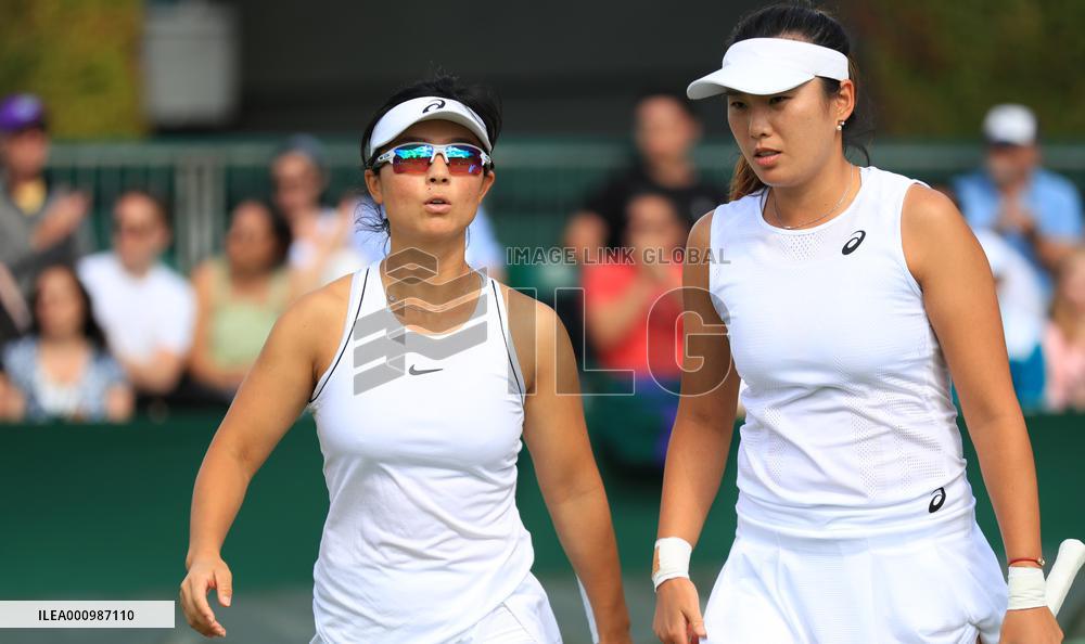 (SP)BRITAIN-LONDON-TENNIS-WIMBLEDON-WOMEN'S DOUBLES