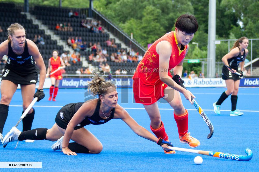(SP)NETHERLANDS-AMSTERDAM-WOMEN'S HOCKEY-WORLD CUP 2022-NEW ZEALAND VS CHINA