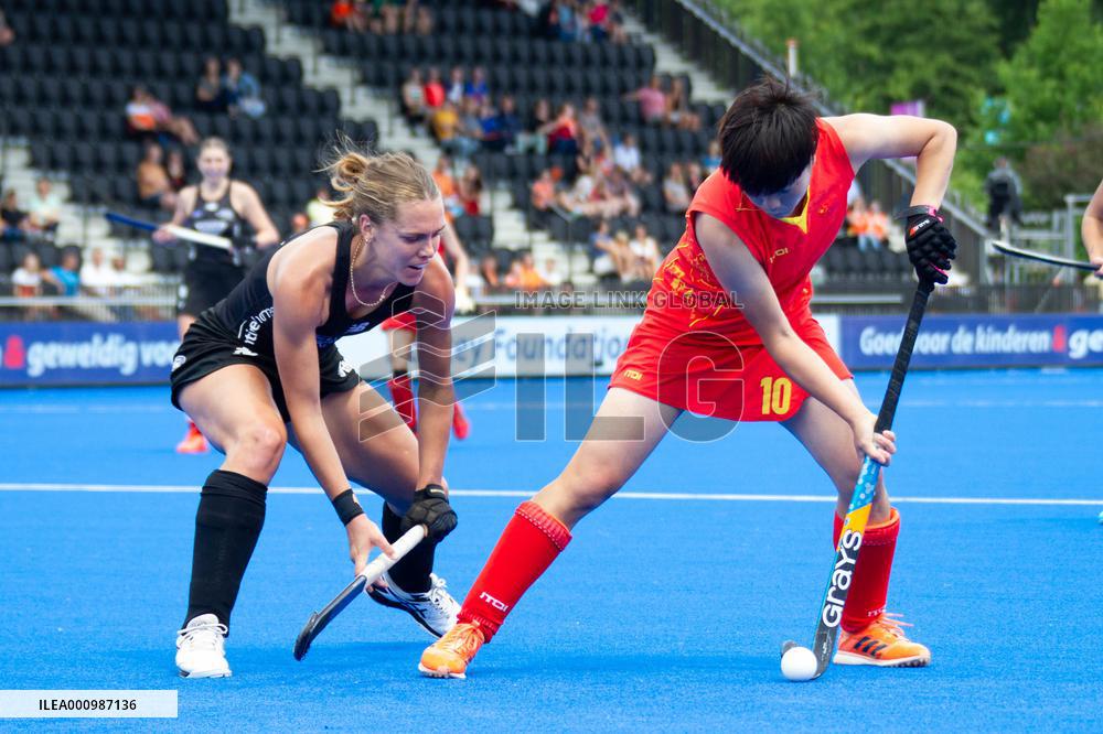 (SP)NETHERLANDS-AMSTERDAM-WOMEN'S HOCKEY-WORLD CUP 2022-NEW ZEALAND VS CHINA