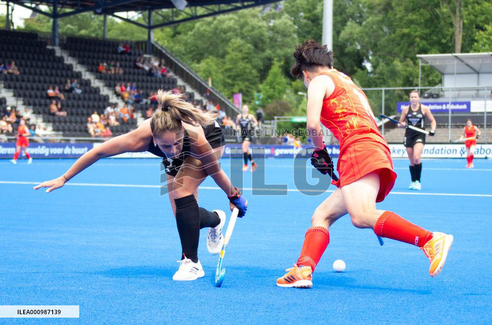 (SP)NETHERLANDS-AMSTERDAM-WOMEN'S HOCKEY-WORLD CUP 2022-NEW ZEALAND VS CHINA