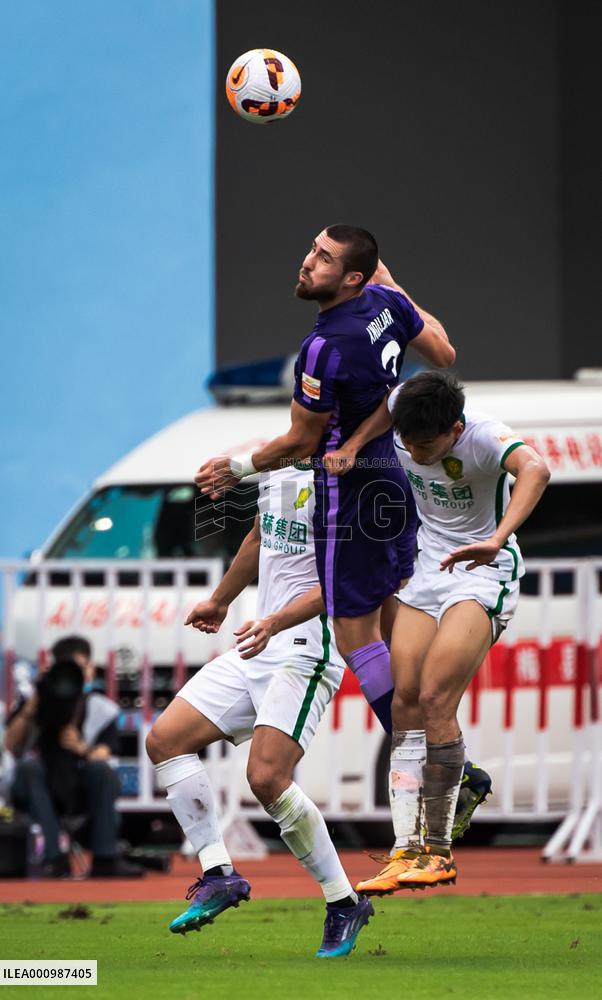 (SP)CHINA-MEIZHOU-FOOTBALL-CSL-TIANJIN VS BEIJING (CN)